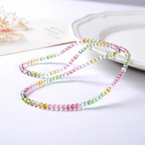 Tourmaline Macaron Multi Loop Bracelet Female 
