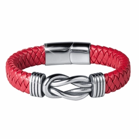 Trinity Red Men's Bracelet 