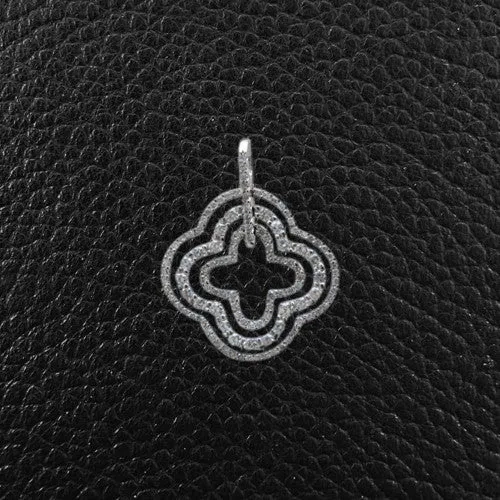 Triple Clover Diamond Pendant
