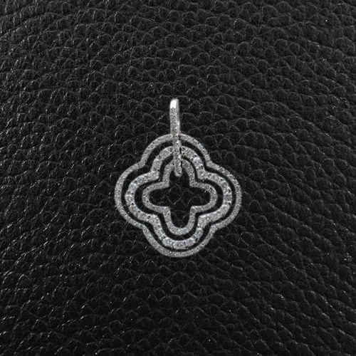 Triple Clover Diamond Pendant