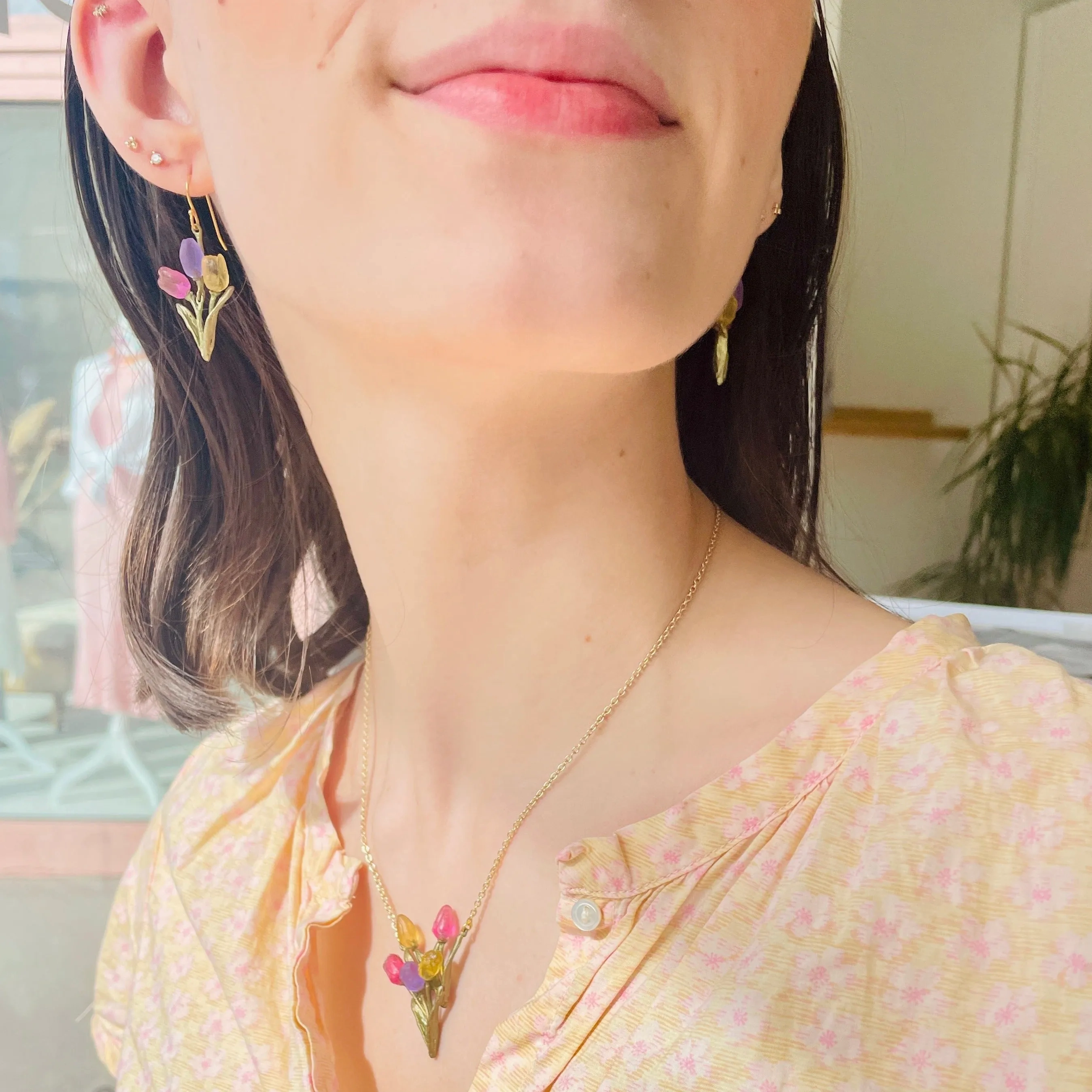 Tulip Drop Earrings