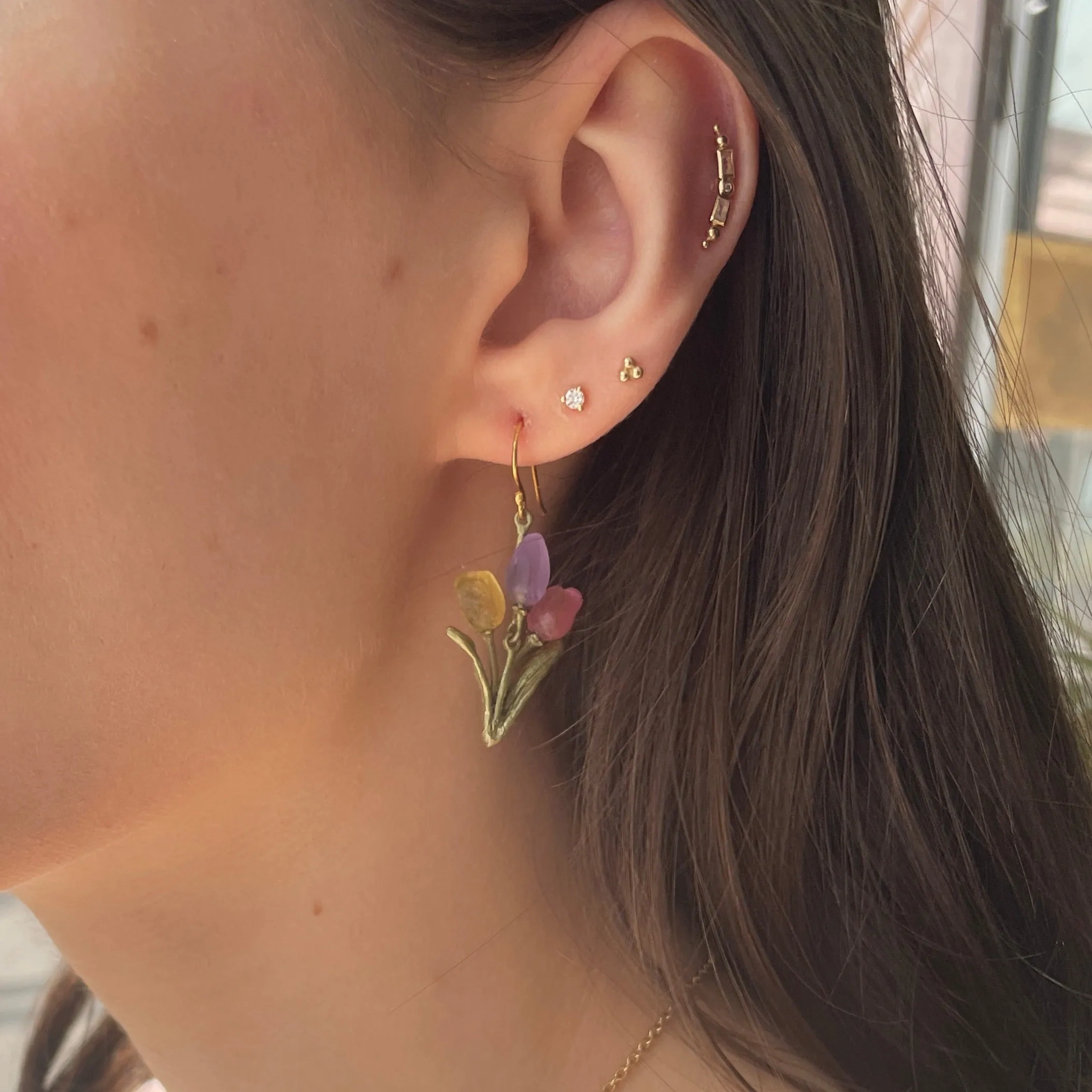 Tulip Drop Earrings
