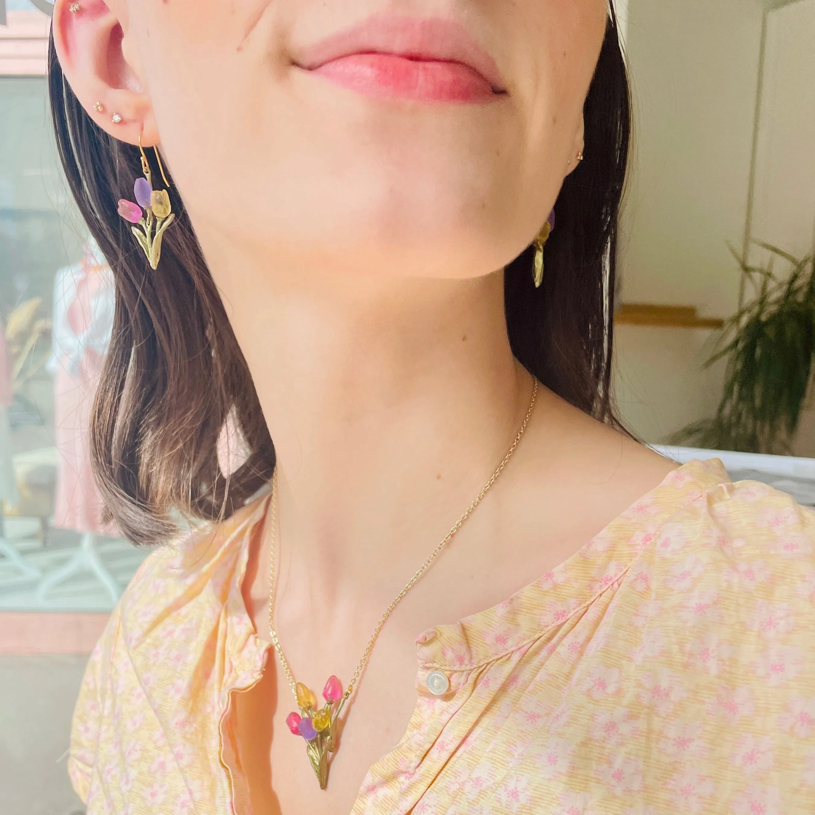 Tulip Drop Earrings