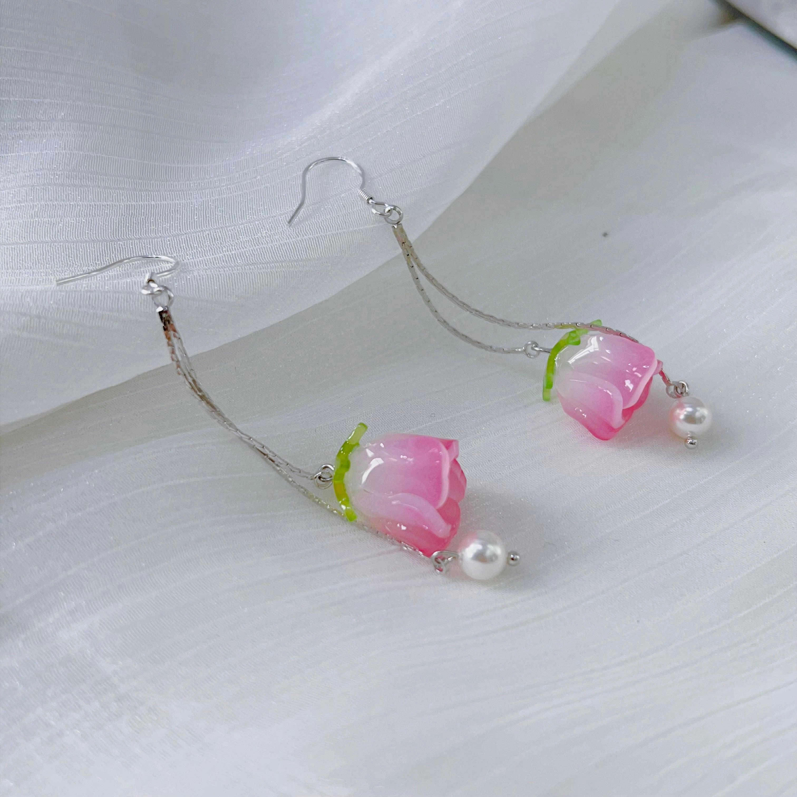 Tulip Earrings Long Fashion Tassels