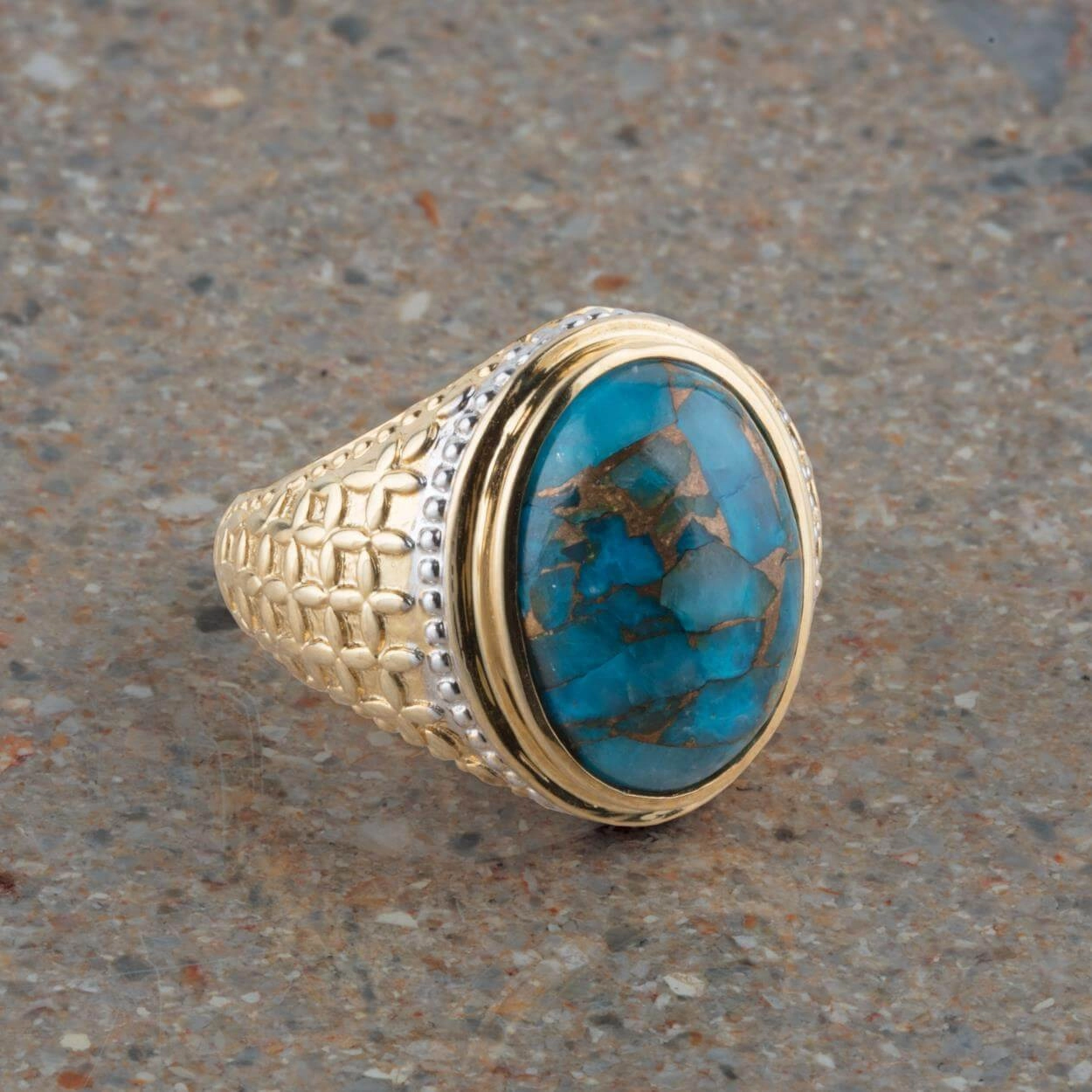 Turquoise Delight Men's Ring