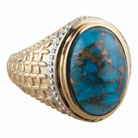 Turquoise Delight Men's Ring 