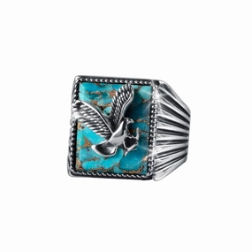 Turquoise Eagle Ring 
