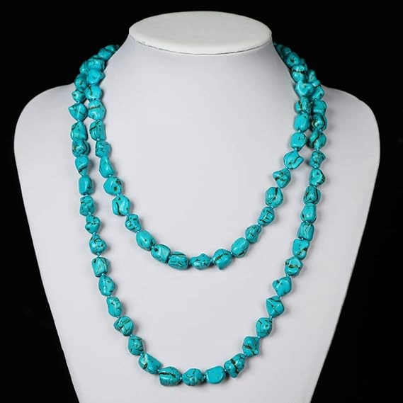 Turquoise Stone Layered Necklace