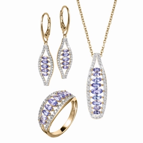 Twilight Tanzanite Collection suit-set  