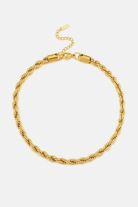 Twisted Chain Choker Necklace 