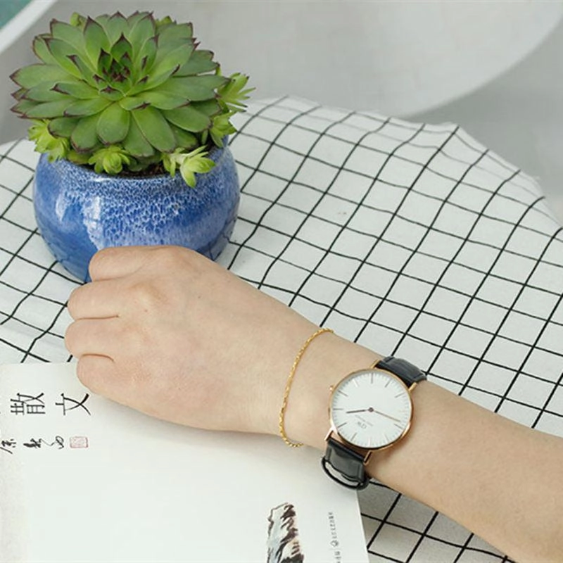 Ultrafine Bracelet Female Gold Fine Fadeless Simplicity