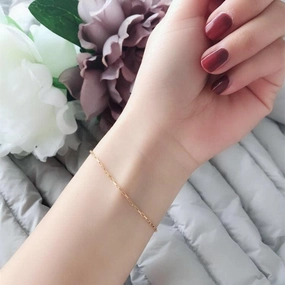 Ultrafine Bracelet Female Gold Fine Fadeless Simplicity 