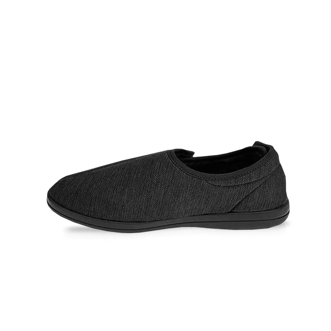 United Supply Co - Herren Hausschuhe mit Klettverschluss (SMF4931BUS BLK)