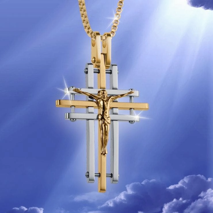 Uplifting Crucifix Pendant