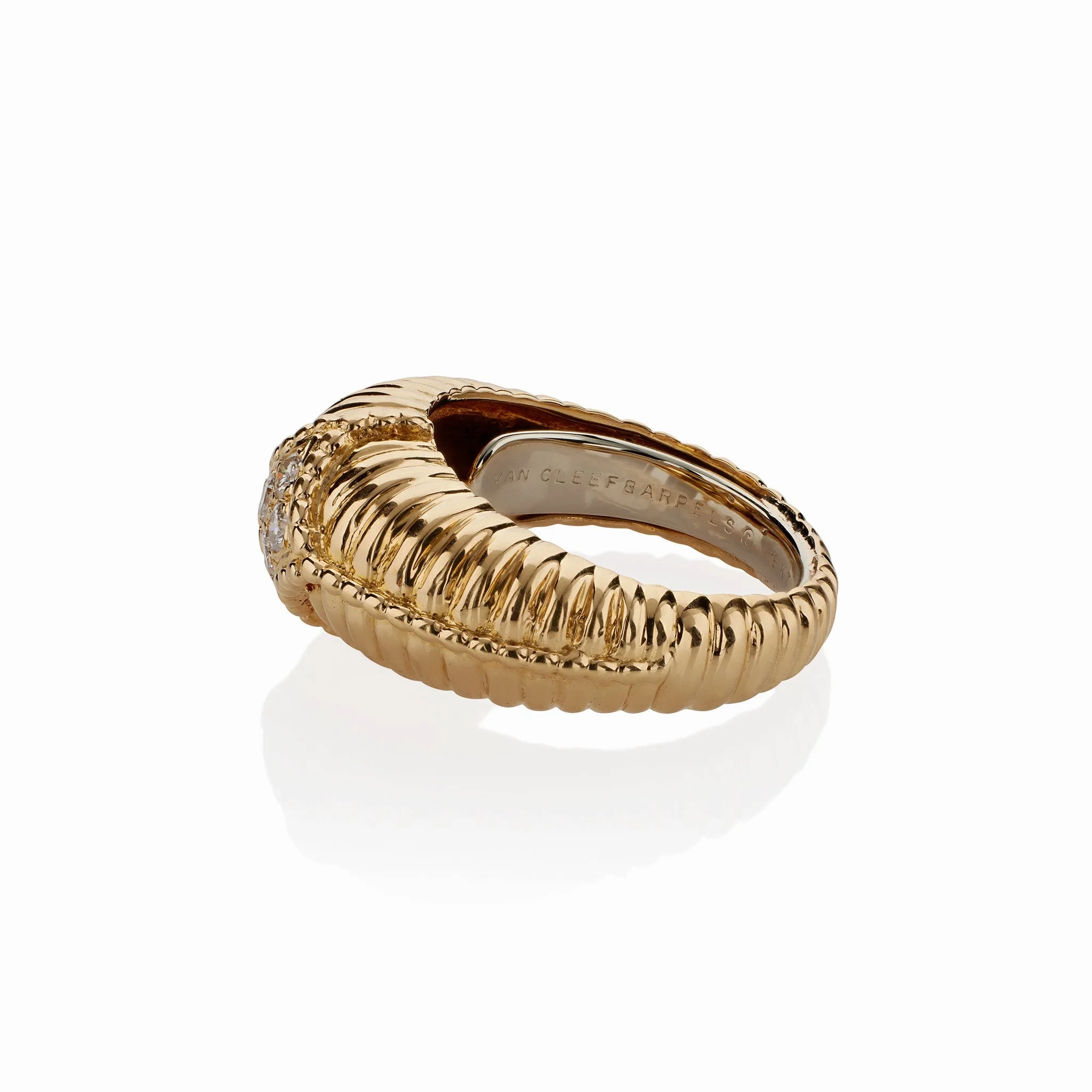 Van Cleef &amp; Arpels 18K Gold and Diamond Ring