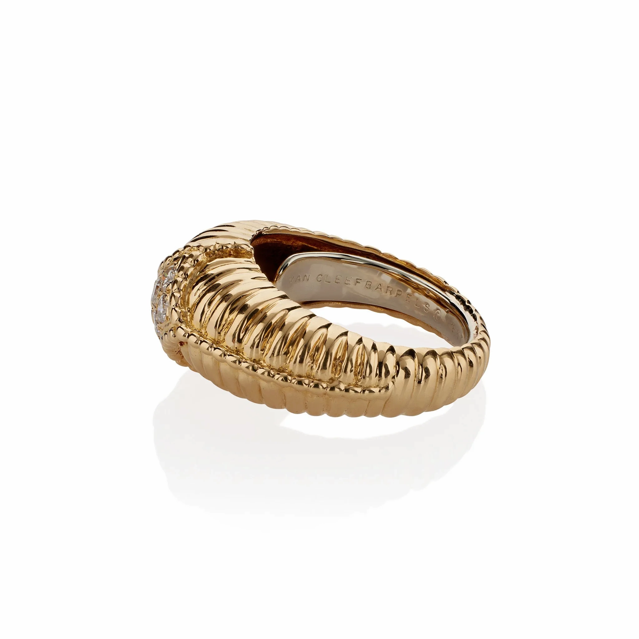 Van Cleef &amp; Arpels 18K Gold and Diamond Ring