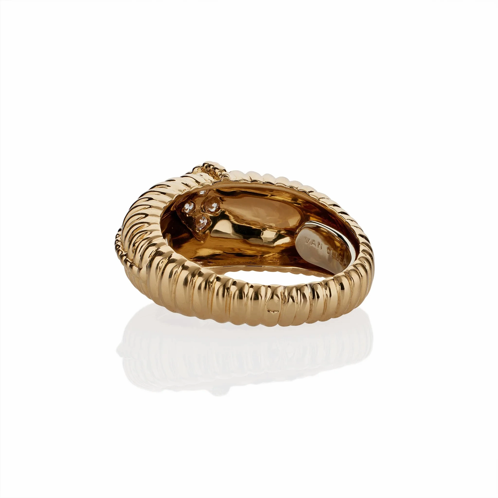 Van Cleef &amp; Arpels 18K Gold and Diamond Ring
