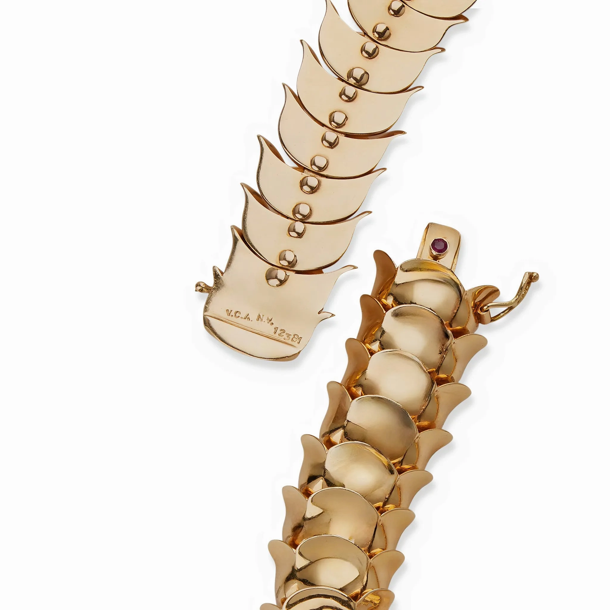 Van Cleef &amp; Arpels Mid-Century 14K Gold Necklace