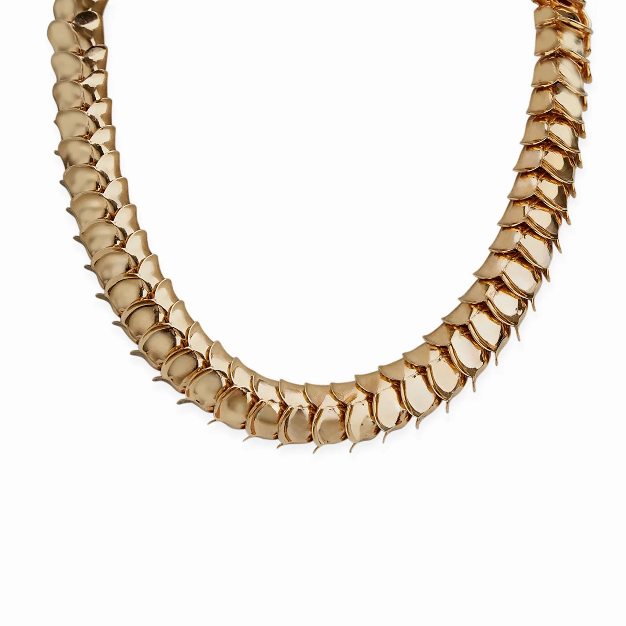 Van Cleef &amp; Arpels Mid-Century 14K Gold Necklace