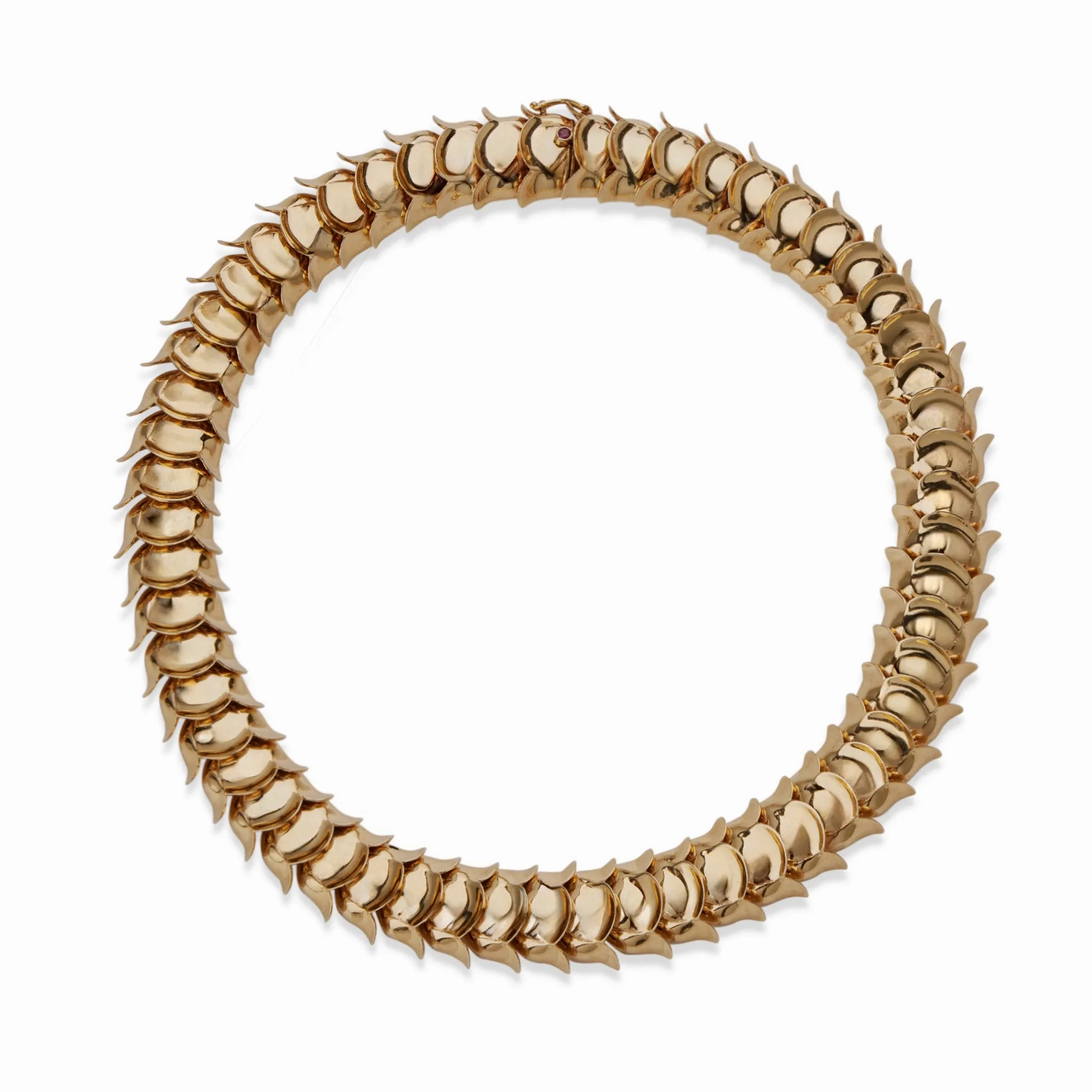 Van Cleef &amp; Arpels Mid-Century 14K Gold Necklace