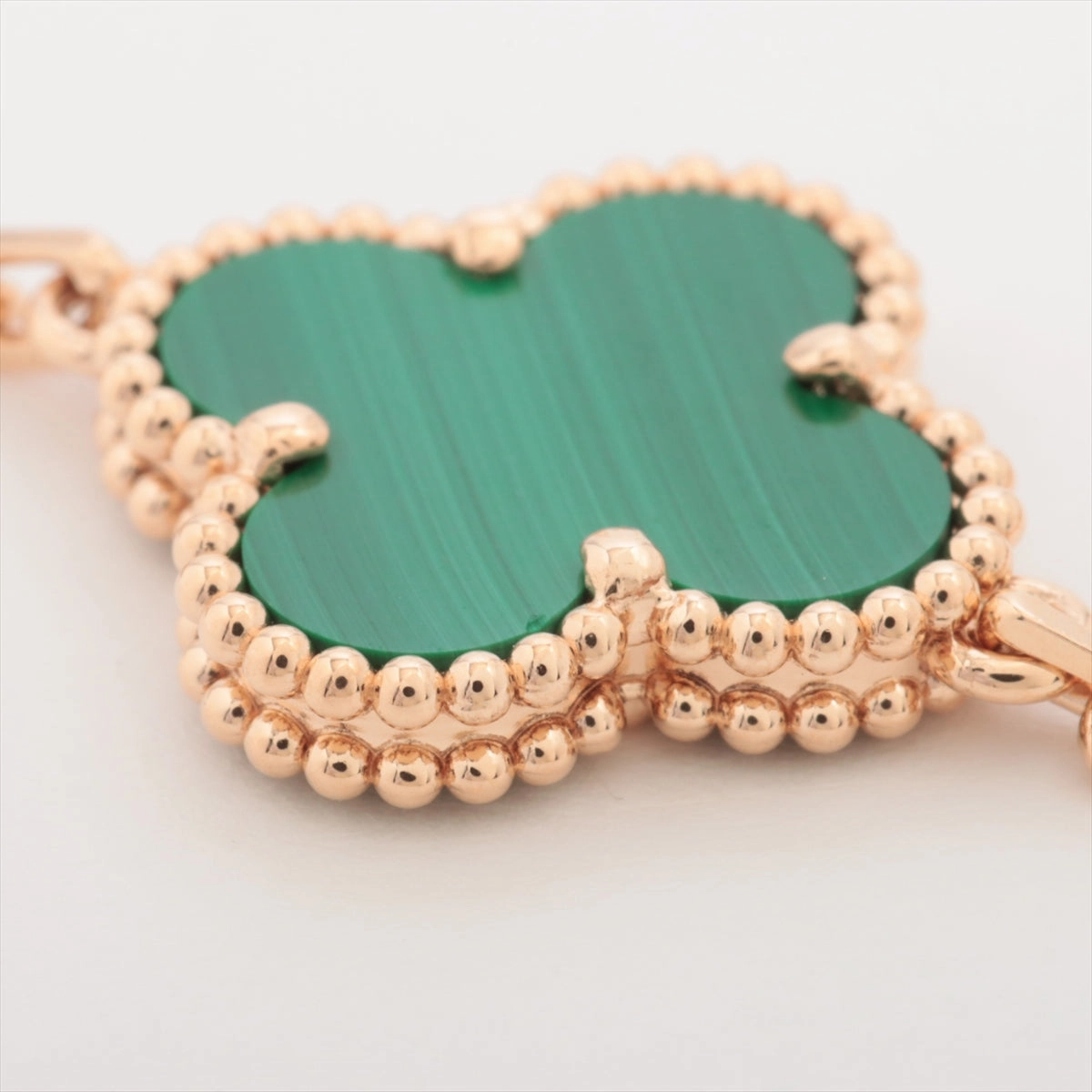 Van Cleef & Arpels Vintage Alhambra 5 Motifs Malachite Bracelet