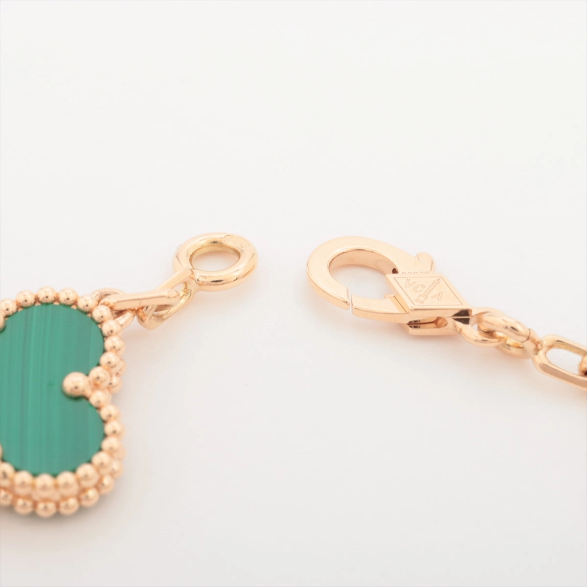 Van Cleef & Arpels Vintage Alhambra 5 Motifs Malachite Bracelet