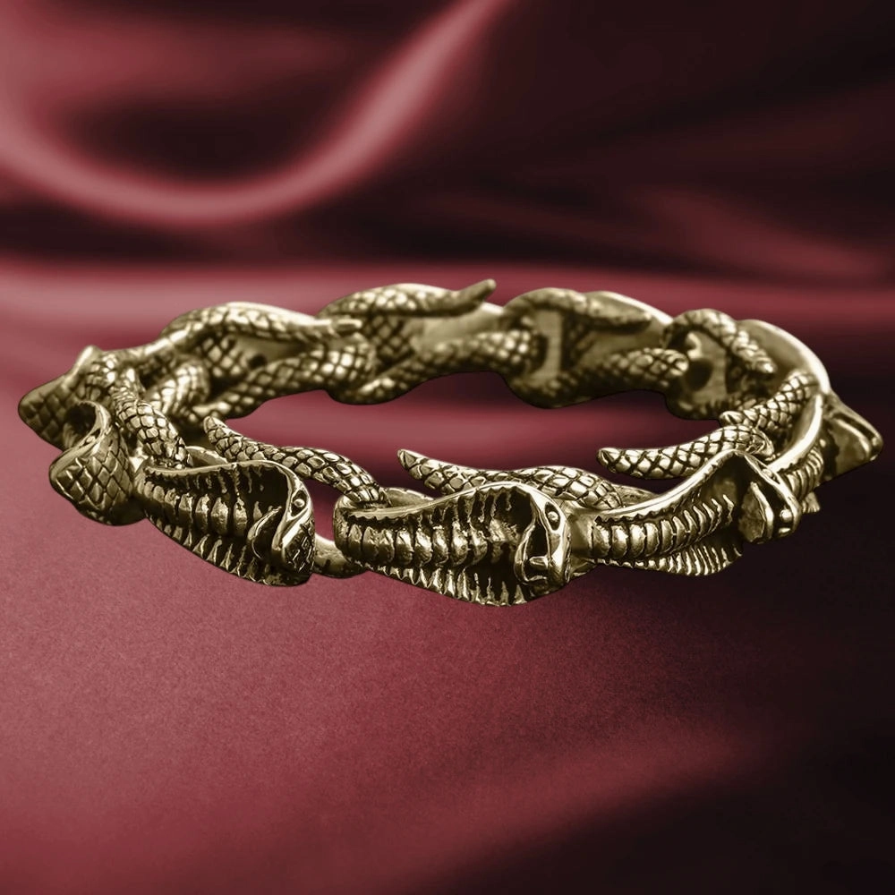 Venom Men's Gold Bracelet