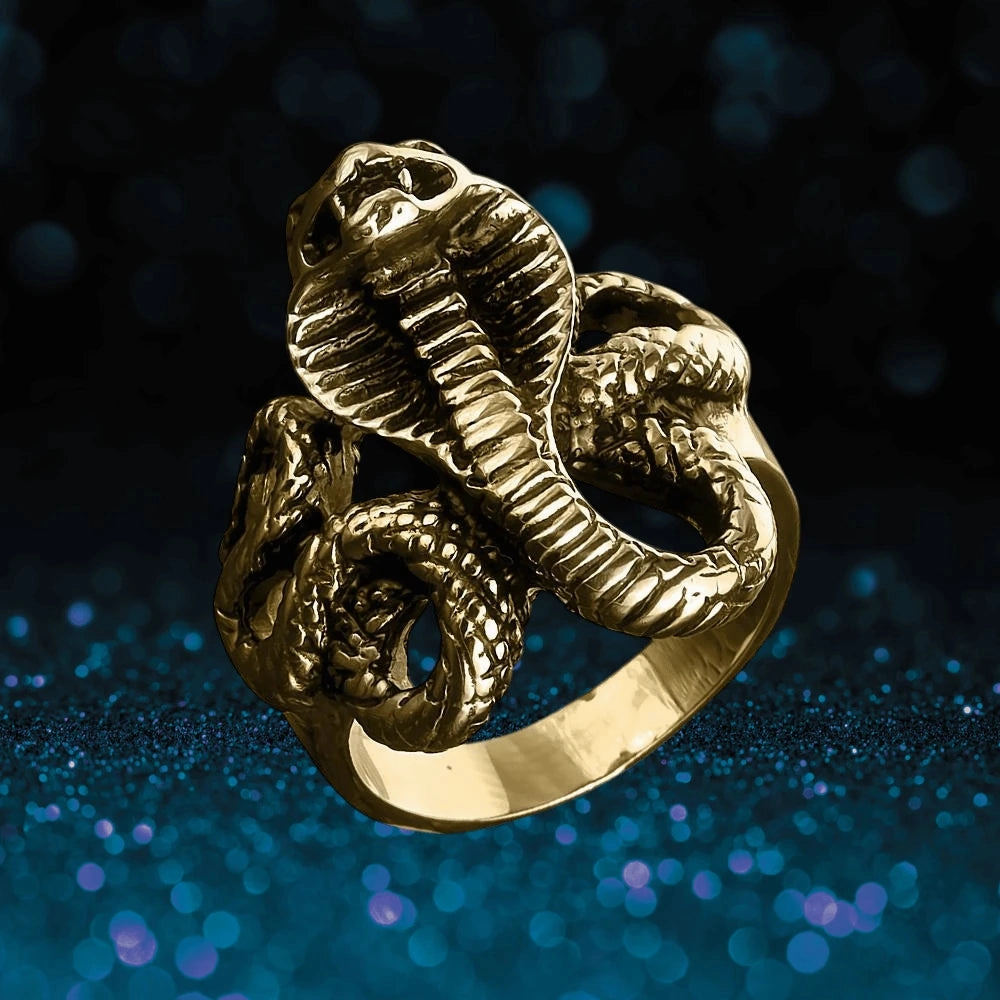 Venom Men's Gold Ring