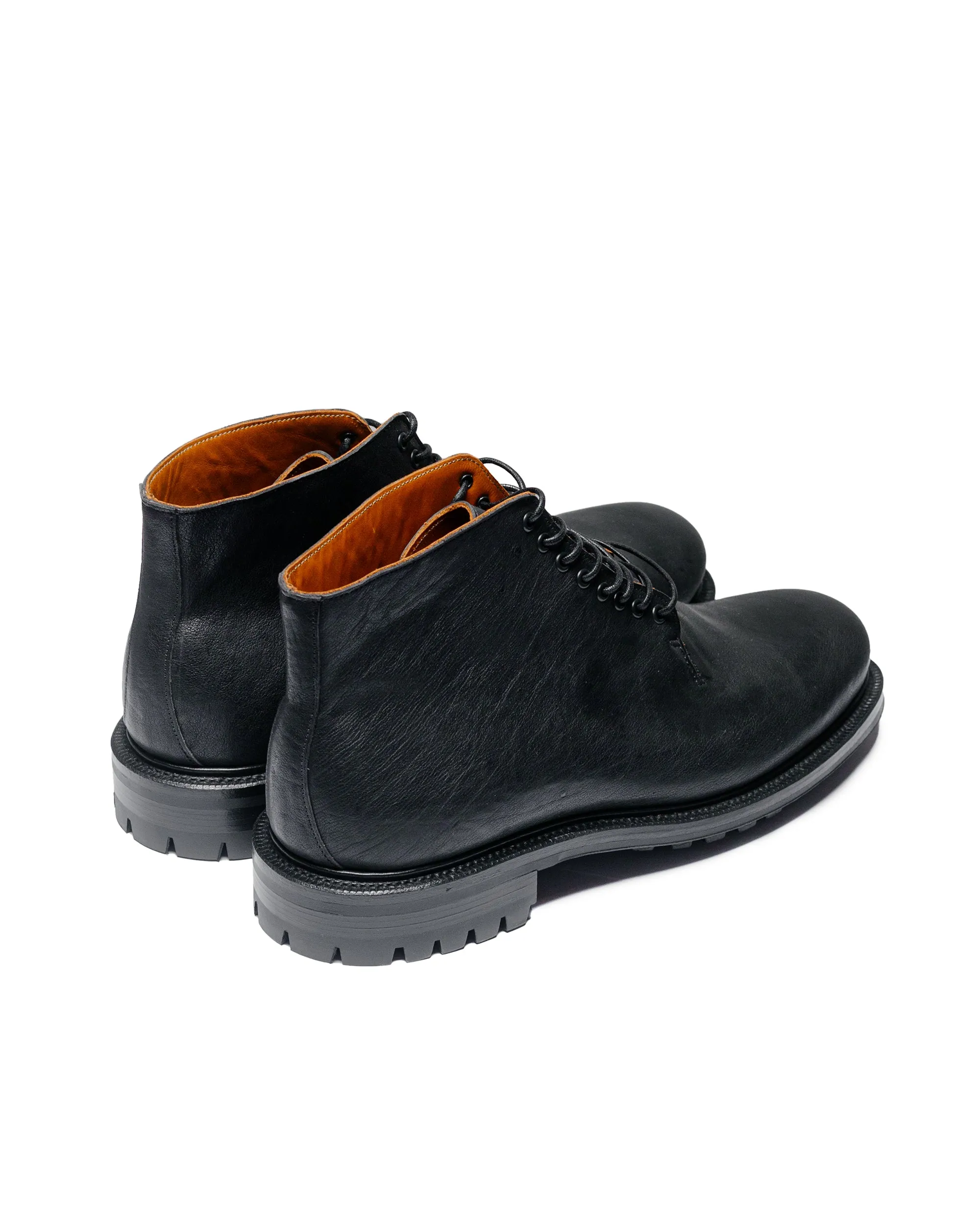 Viberg Wholecut Stiefel Nero Gewaschenes Känguru (Vorbestellung)