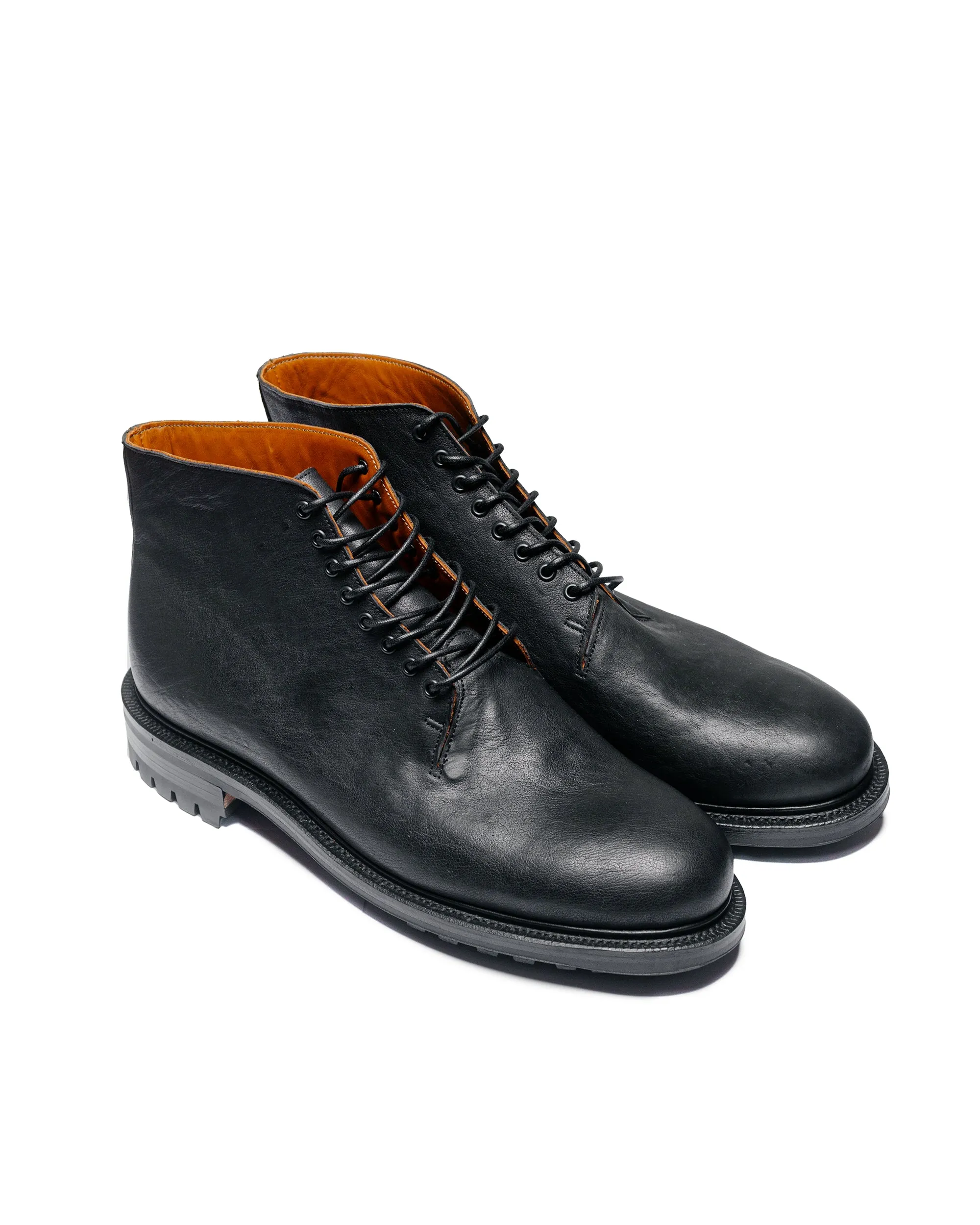 Viberg Wholecut Stiefel Nero Gewaschenes Känguru (Vorbestellung)