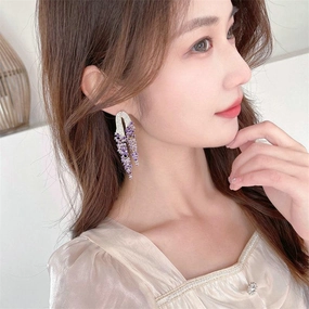 Vintage Court Clothes Exaggerated Earrings 