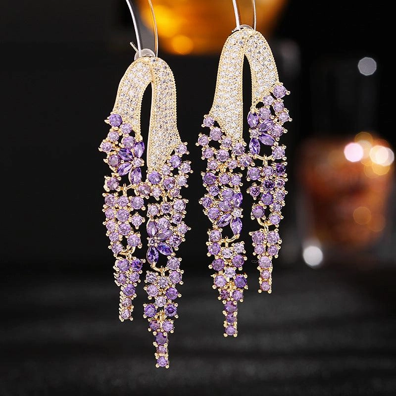 Vintage Court Clothes Exaggerated Earrings