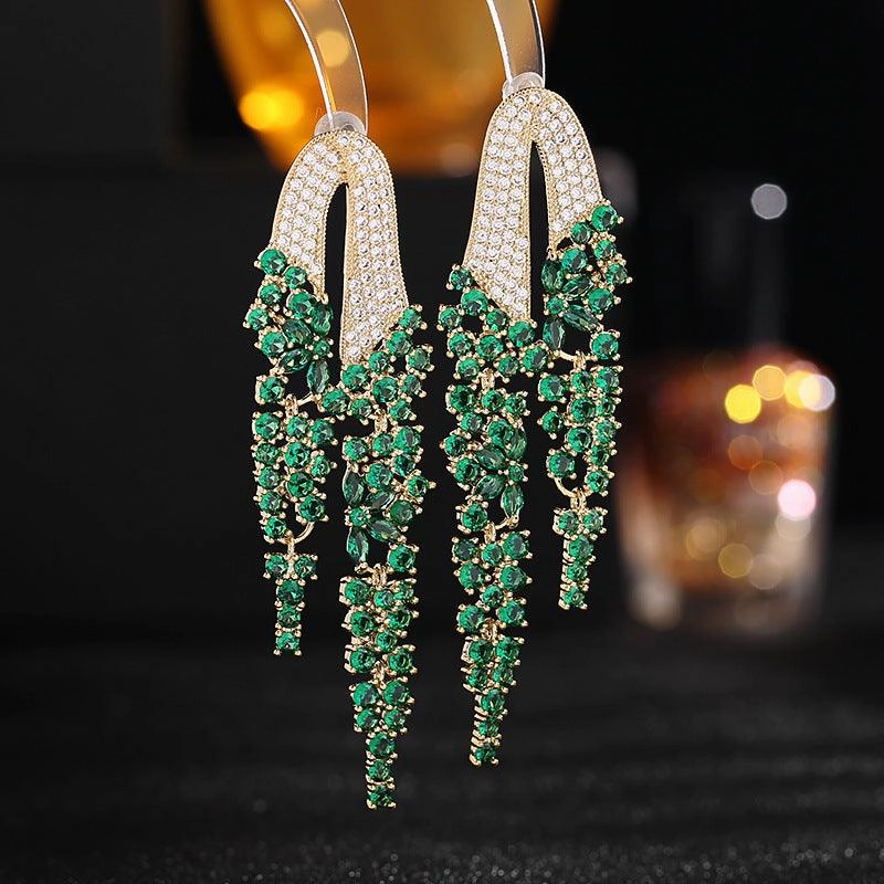 Vintage Court Clothes Exaggerated Earrings