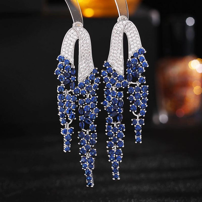 Vintage Court Clothes Exaggerated Earrings