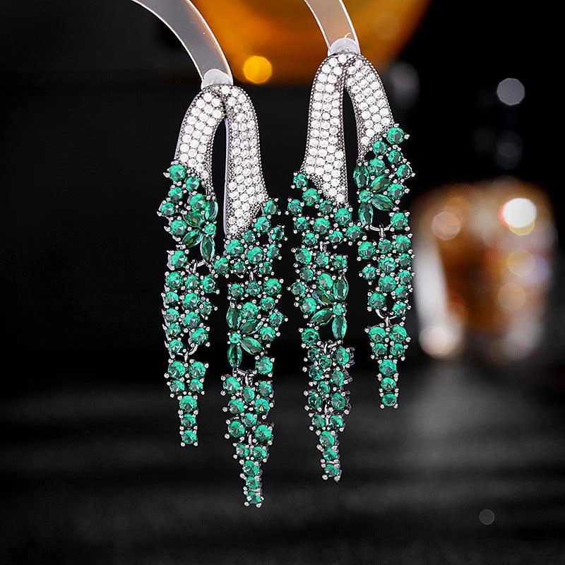 Vintage Court Clothes Exaggerated Earrings