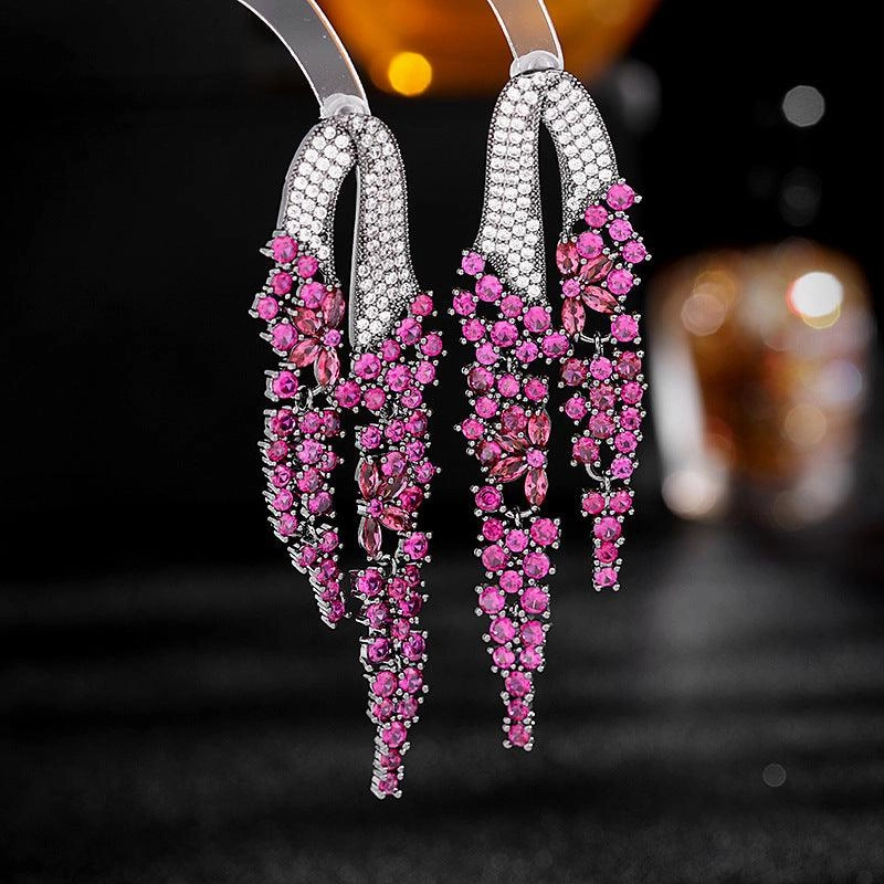 Vintage Court Clothes Exaggerated Earrings