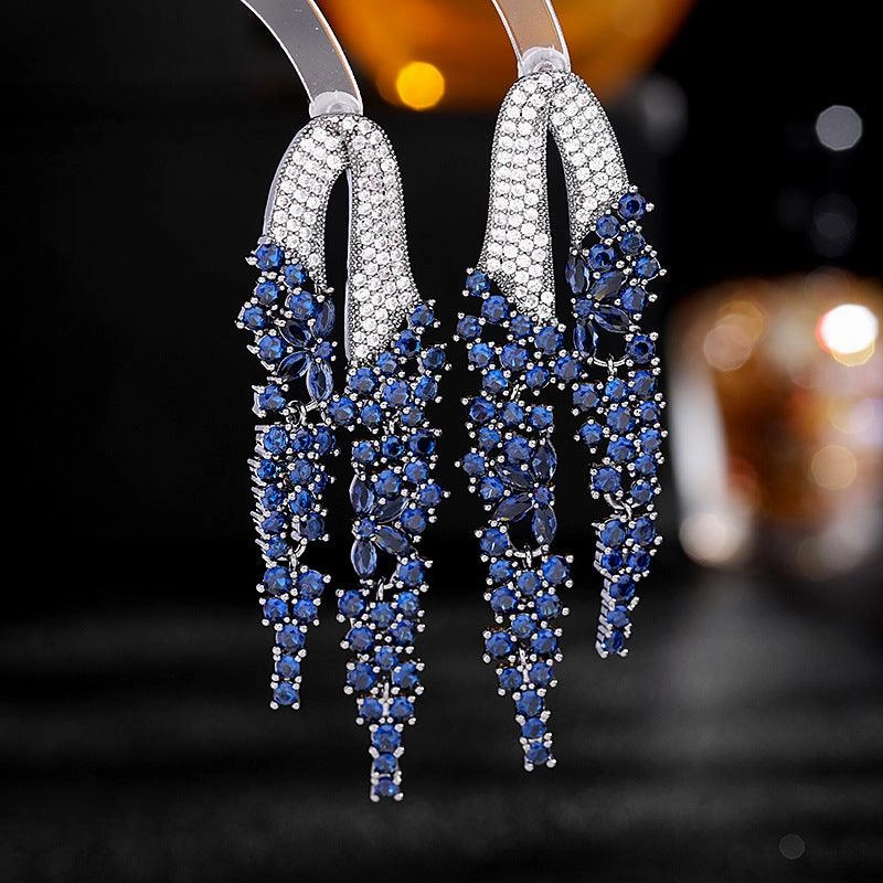 Vintage Court Clothes Exaggerated Earrings