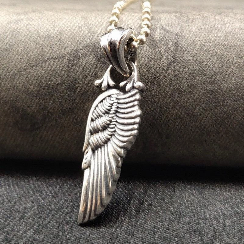 Vintage Fashion Feather Wing Pendant 