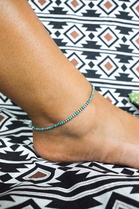 Viola Del Mar Anklet texture-rose-gold  