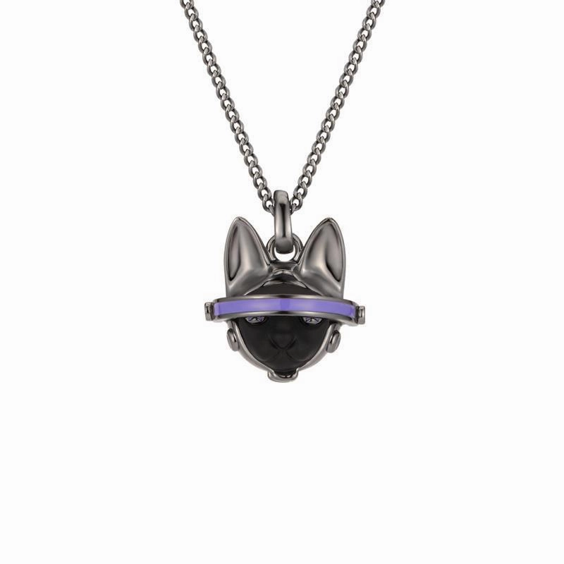 Virtual Pet Series Cute Trendy Cat Necklace 