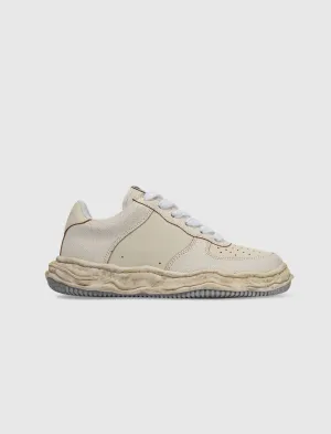 WAYNE LOW TOP SNEAKER AUS GECRACKTEM LEDER 