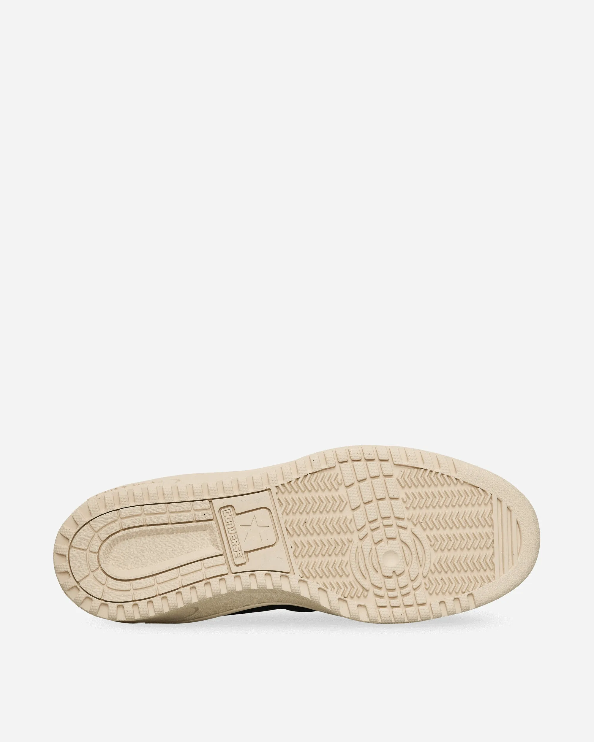 Weapon Leder-Sneakers Schwarz / Natur Elfenbein