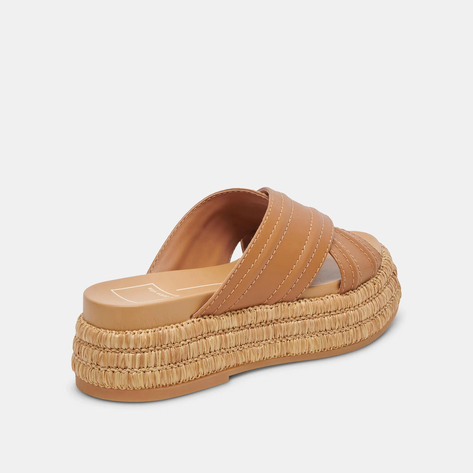 WESLEE SANDALEN BRAUNES LEDER