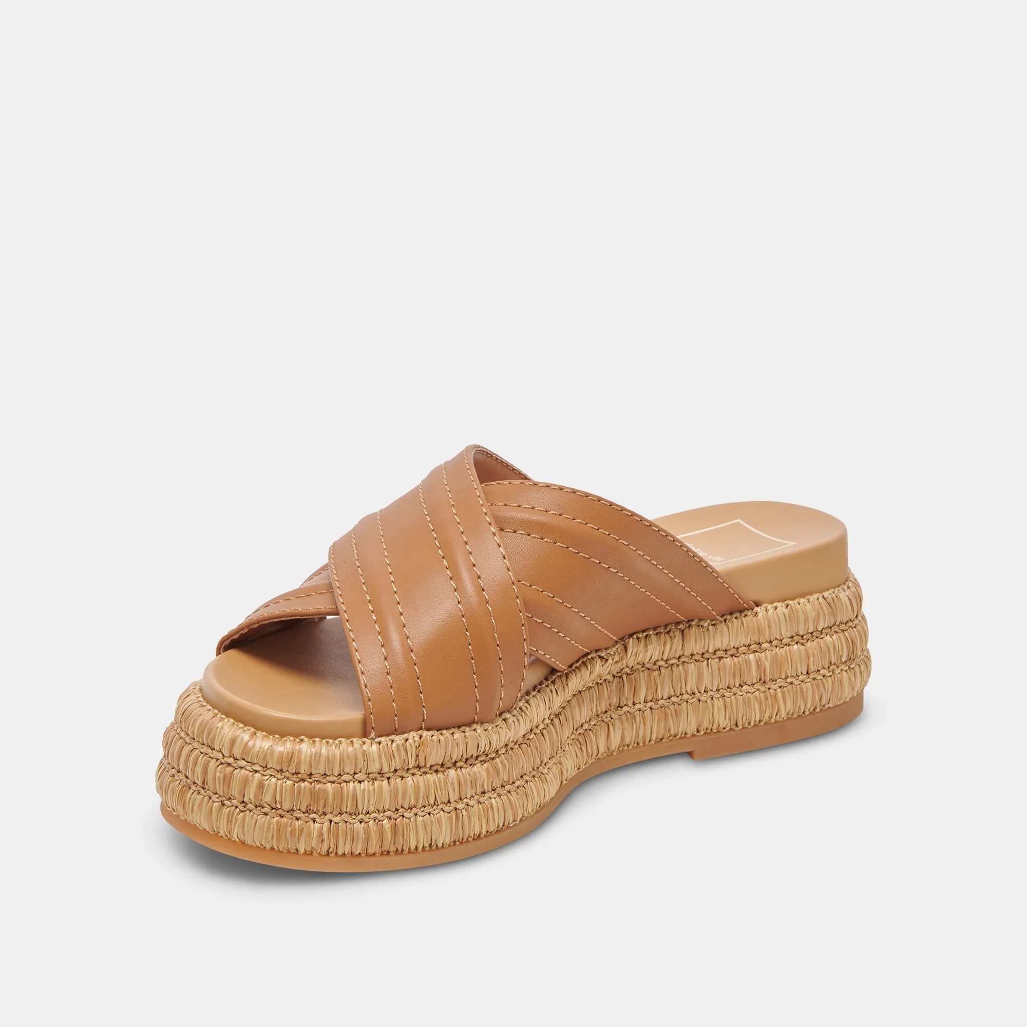 WESLEE SANDALEN BRAUNES LEDER