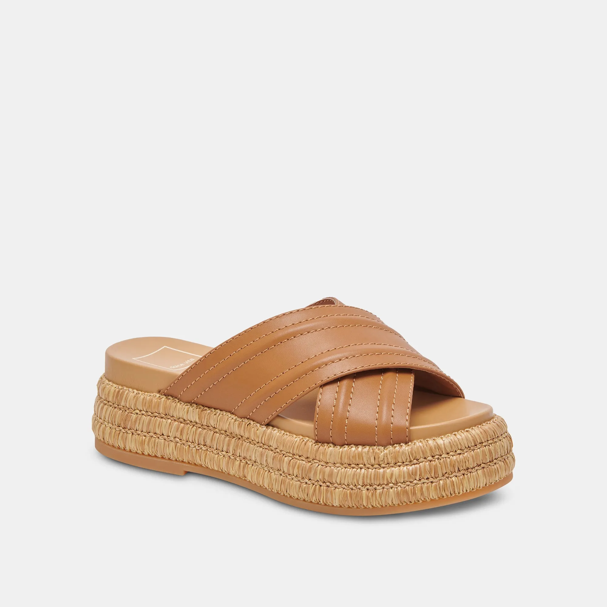 WESLEE SANDALEN BRAUNES LEDER