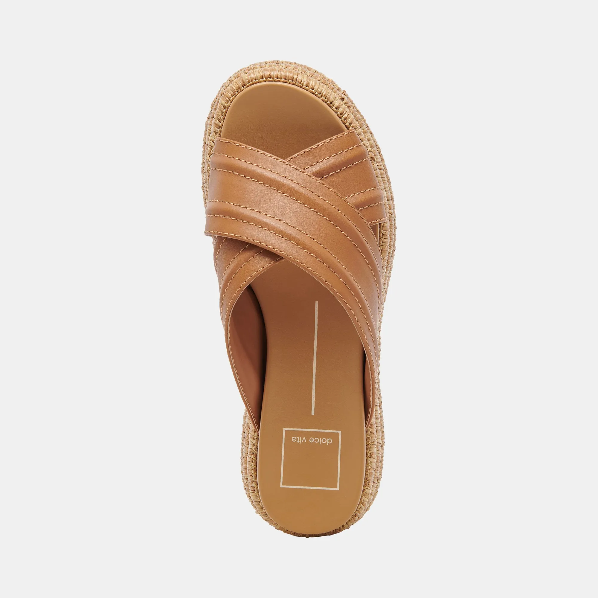 WESLEE SANDALEN BRAUNES LEDER