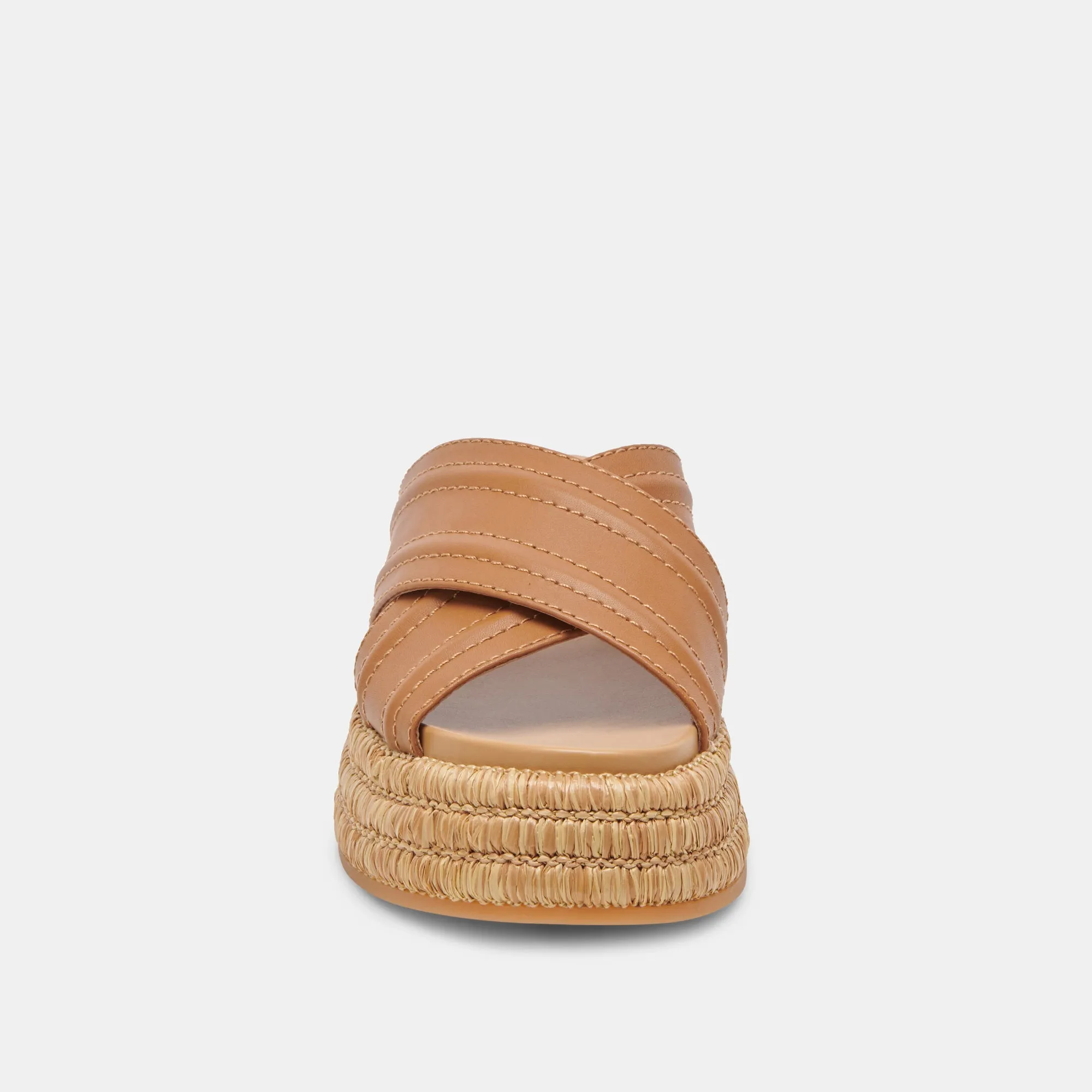 WESLEE SANDALEN BRAUNES LEDER