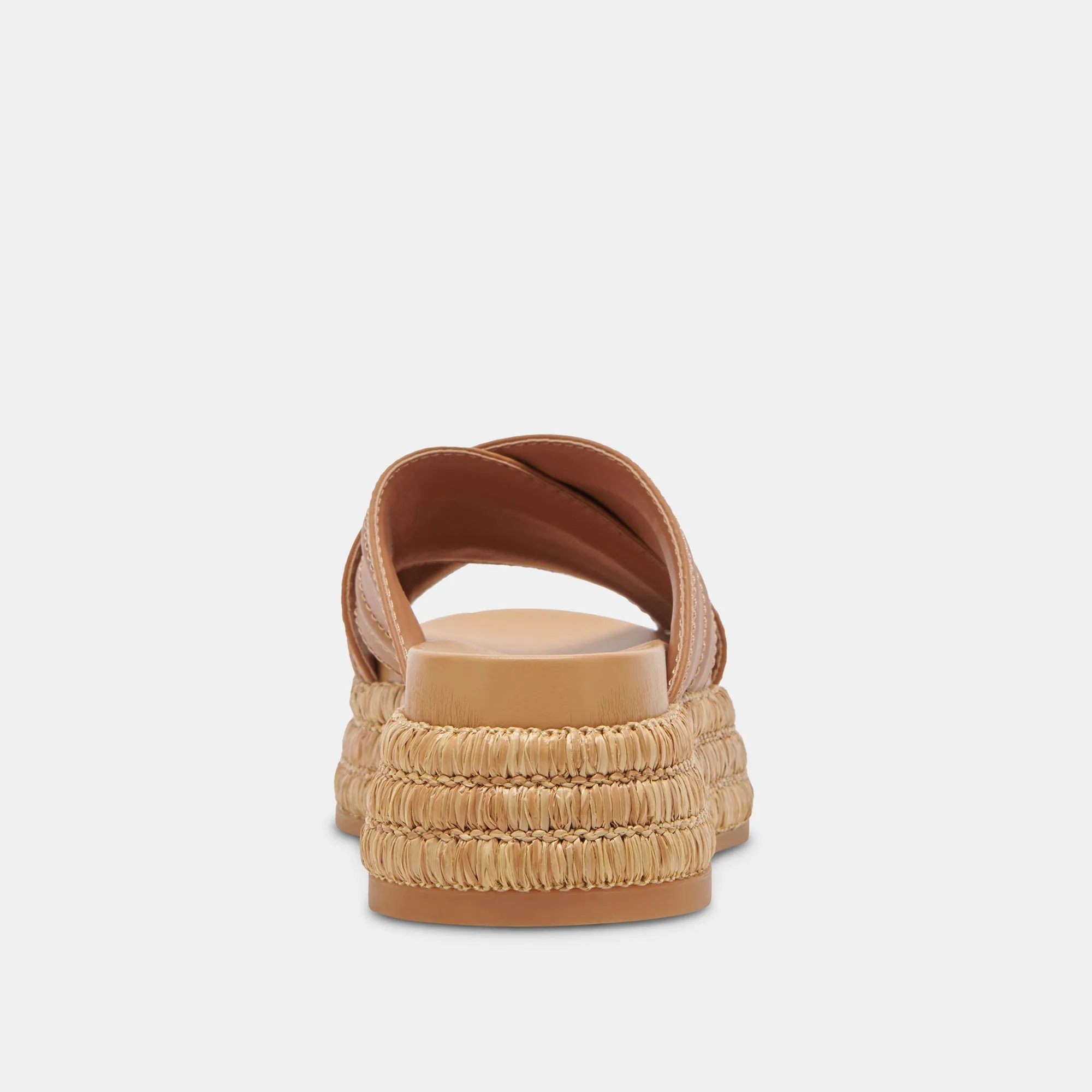 WESLEE SANDALEN BRAUNES LEDER