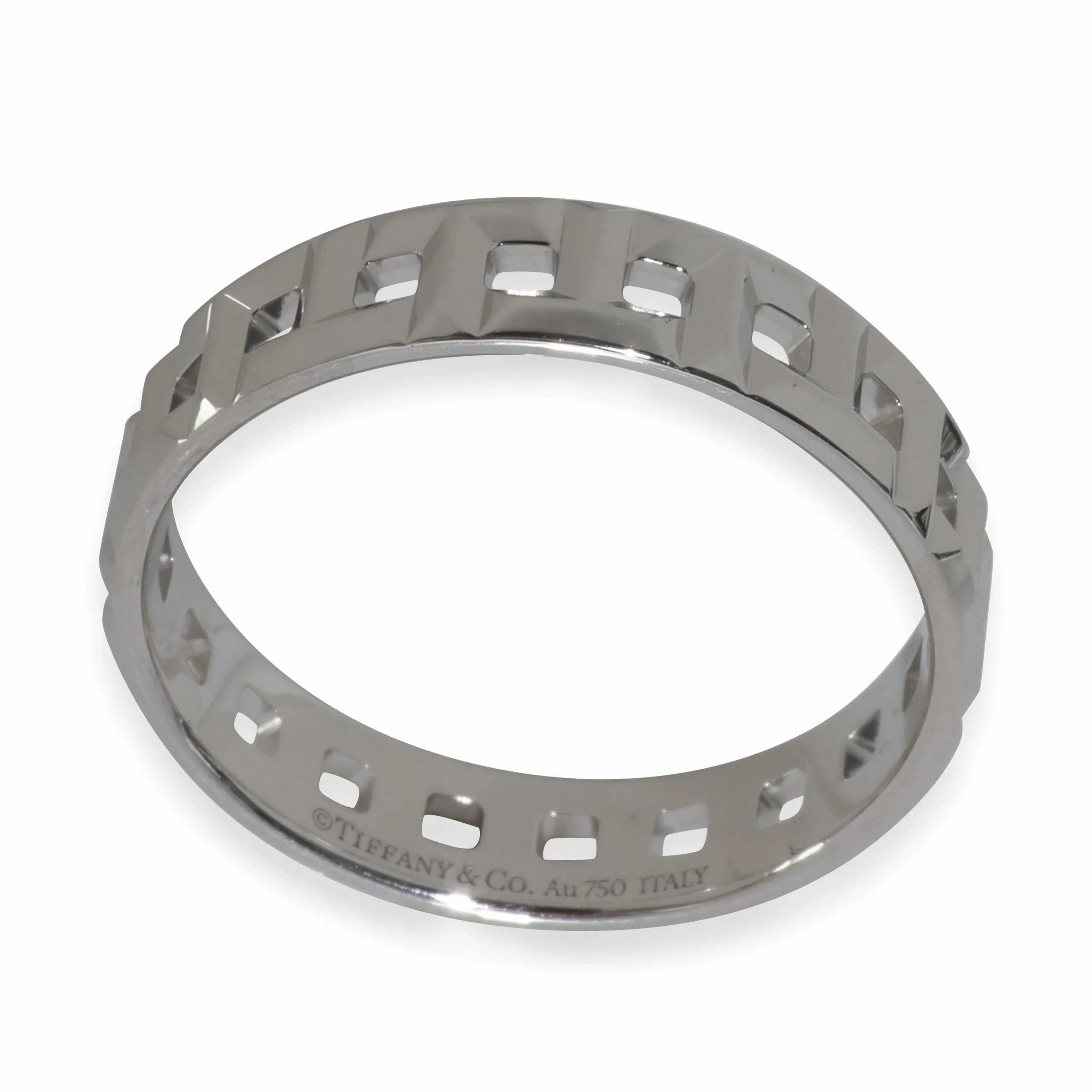 White Gold  Tiffany T True Wide Ring