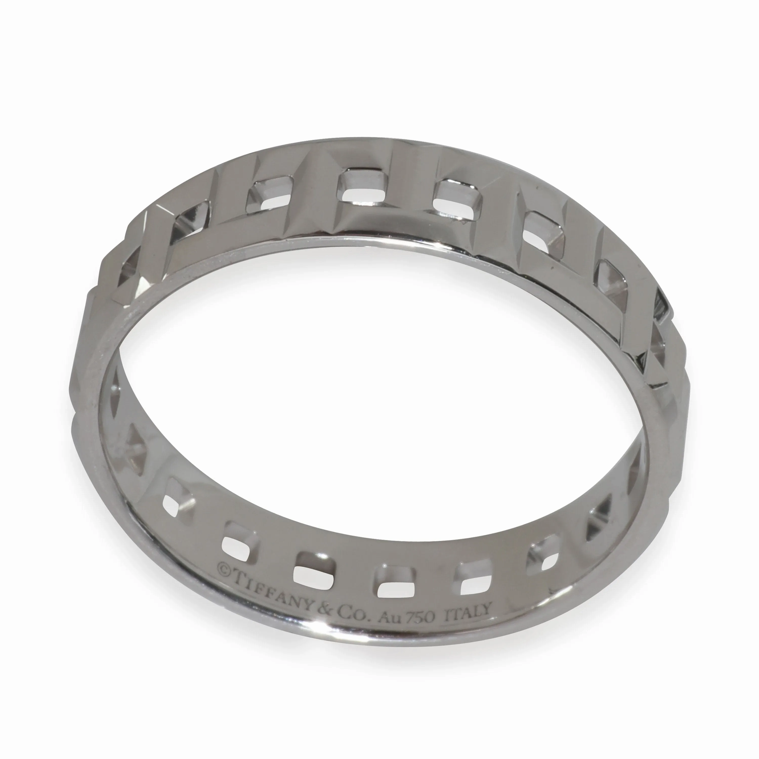 White Gold  Tiffany T True Wide Ring